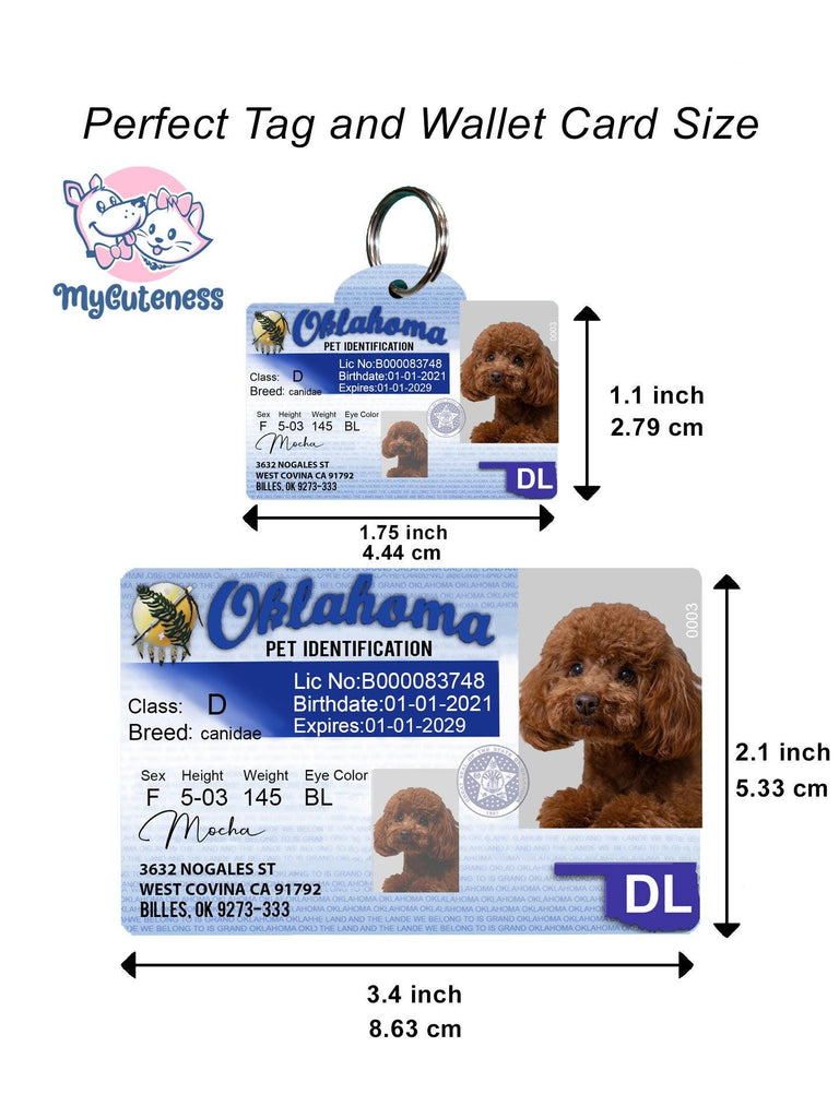 7 Pets Custiom Driver License ID Oklahoma