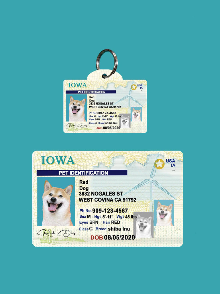 19 Pets Custiom Driver License ID Lowa