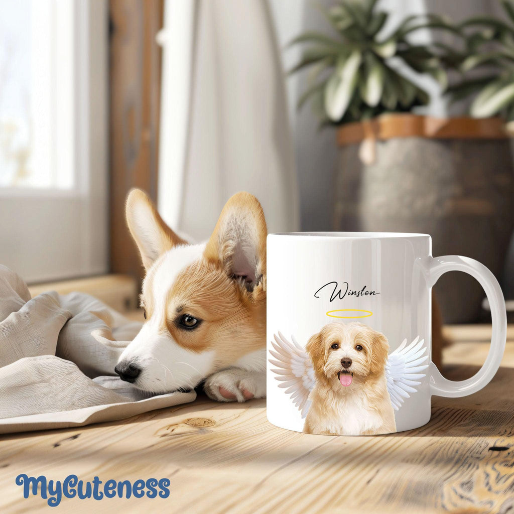 2 Pets Custom Mug, Pets Photo Custom Mug