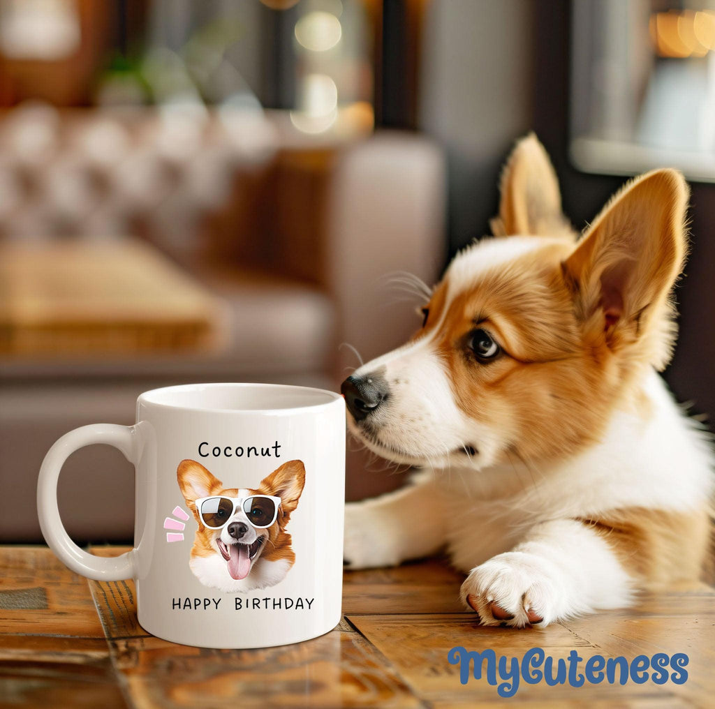 4 Pets Custom Mug, Pets Photo Custom Mug