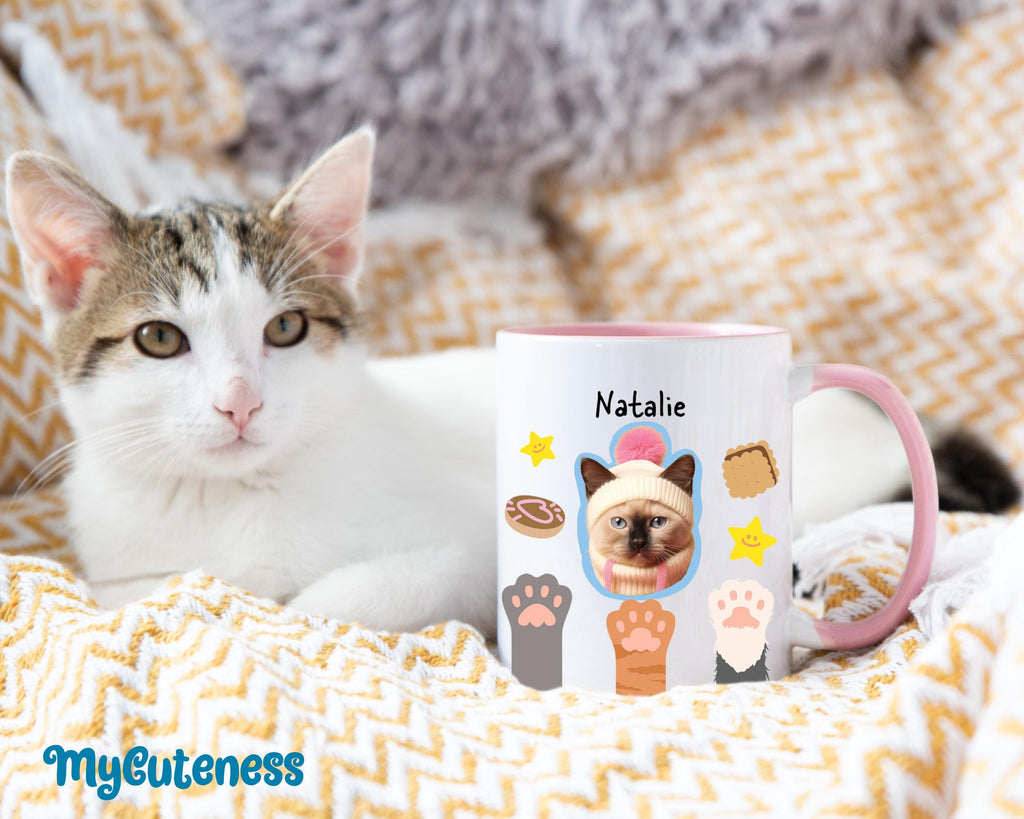 14 Pets Custom Mug, Pets Photo Custom Mug