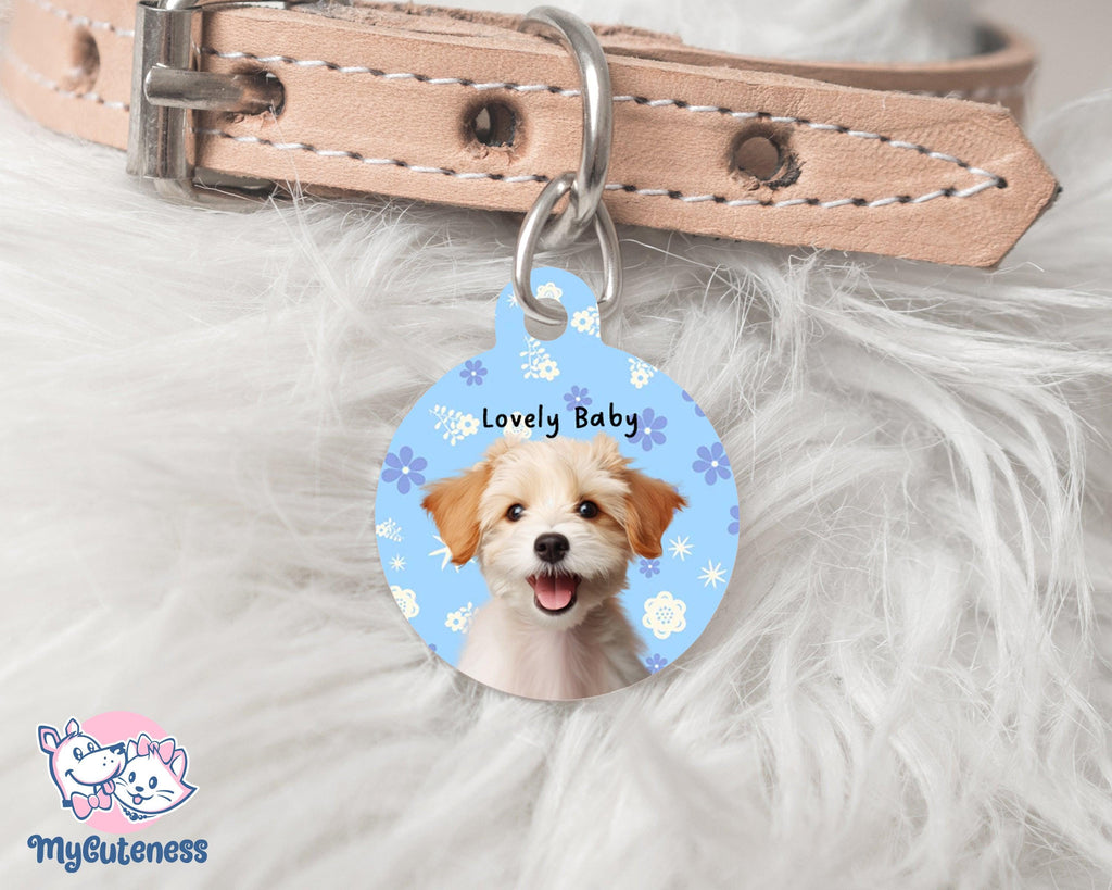 7 Pet Custom Round Name Tag, Customization