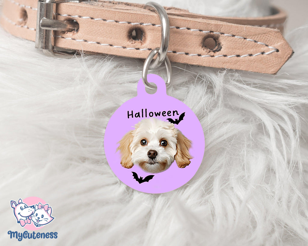 8 Pet Custom Round Name Tag, Customization