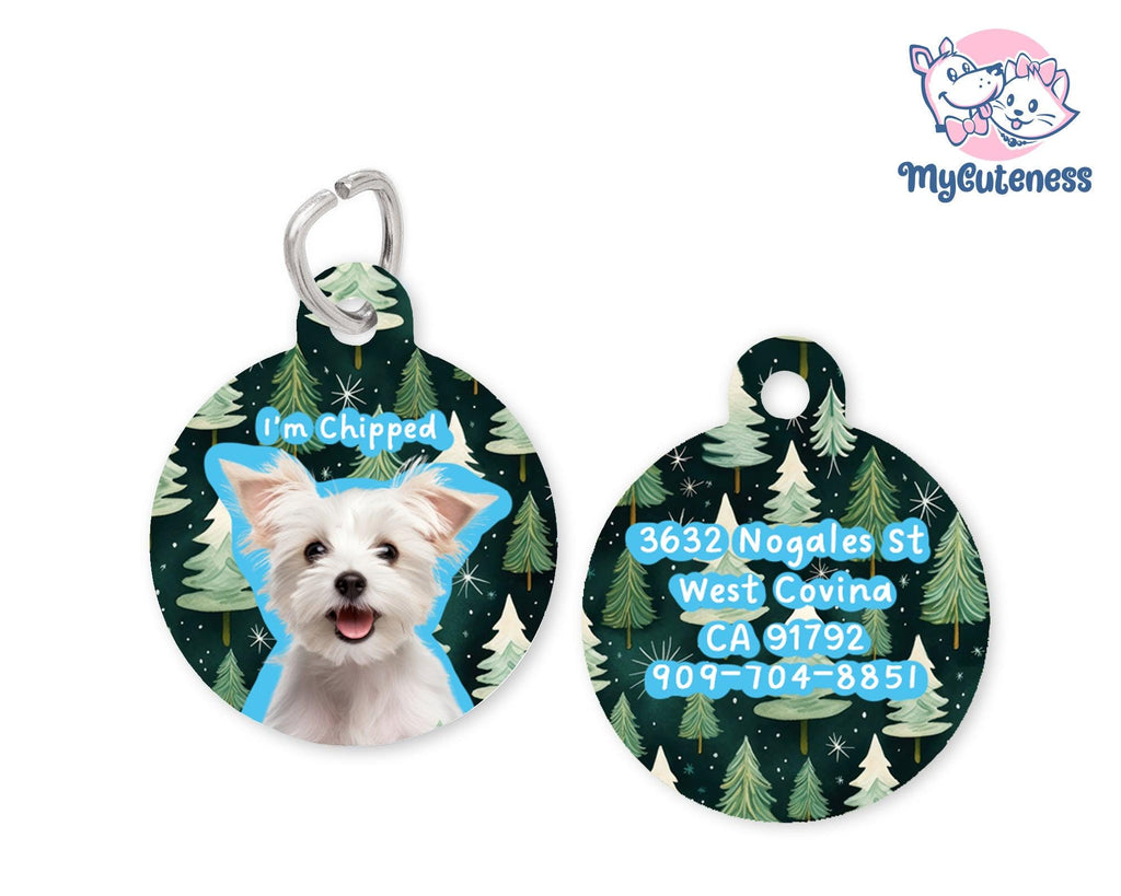 19 Pet Custom Round Name Tag, Customization