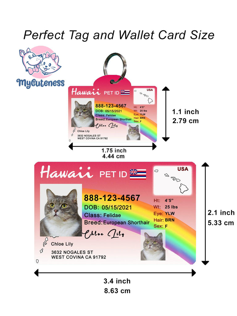 13 Pets Custiom Driver License ID Hawaii