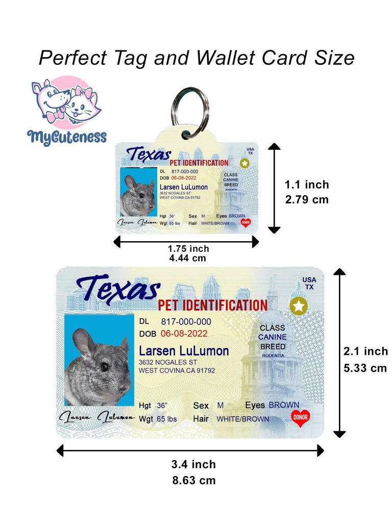 17 Pets Custiom Driver License ID Texas