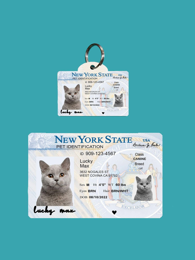 23 Pets Custiom Driver License ID New York