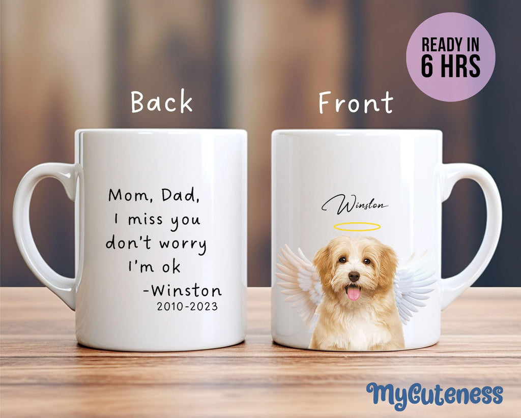 2 Pets Custom Mug, Pets Photo Custom Mug