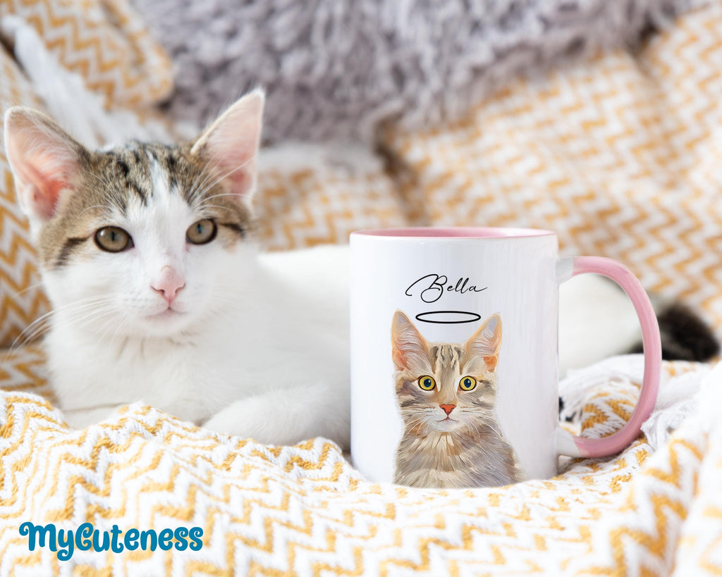 6 Pets Custom Mug, Pets Photo Custom Mug