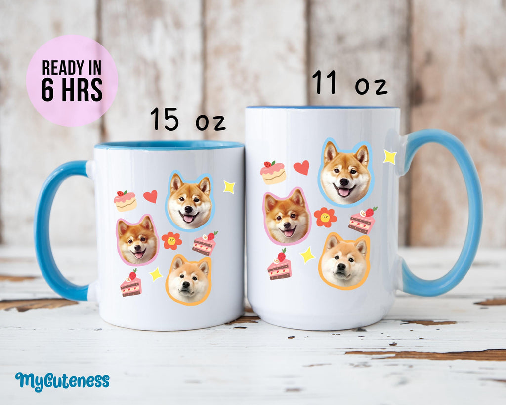 9 Pets Custom Mug, Pets Photo Custom Mug