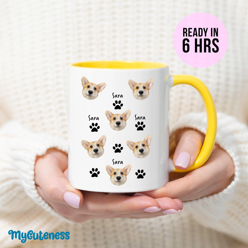 10 Pets Custom Mug, Pets Photo Custom Mug