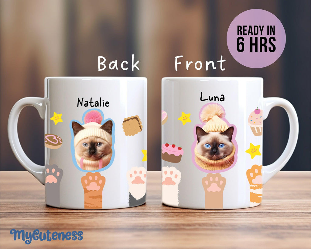 14 Pets Custom Mug, Pets Photo Custom Mug