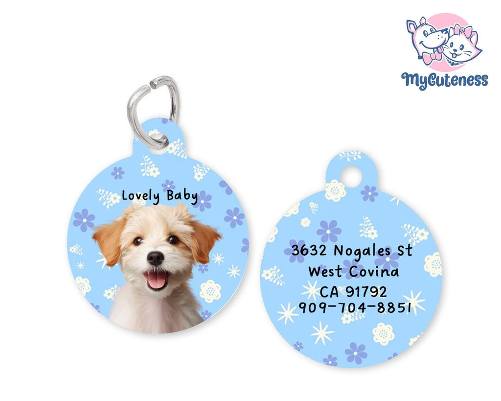 7 Pet Custom Round Name Tag, Customization