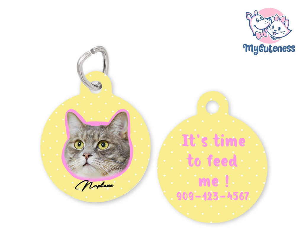 17 Pet Custom Round Name Tag, Customization