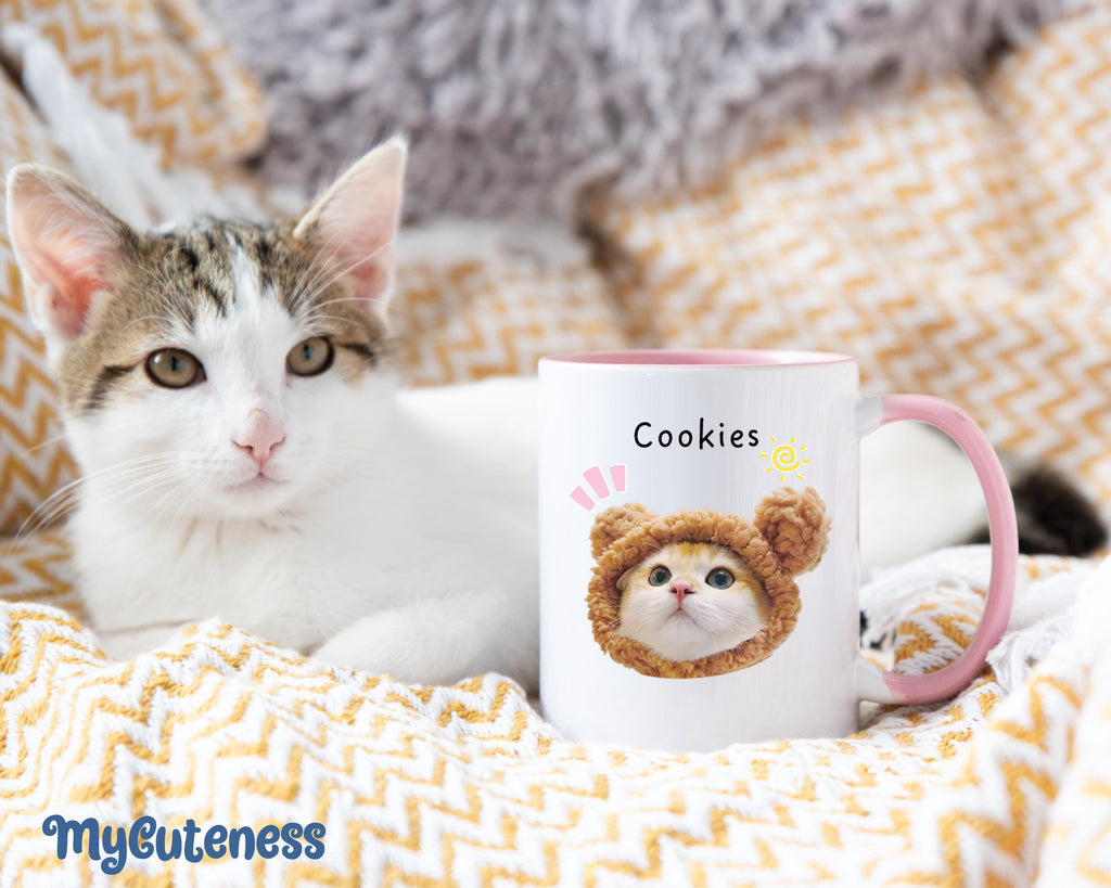 Custom Pet Mug Using Pet Photo + Name Custom Dog Mug Dog Coffee Cup Personalized Pet Mugs Dog Mom Mug Personalized Cat Dad Mug New Dog Mug