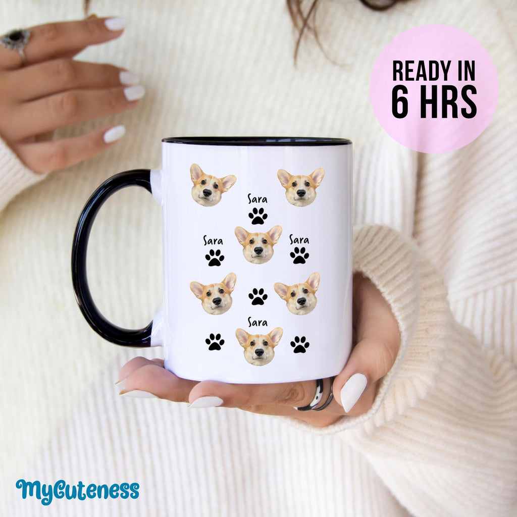 Custom Pet Mug Using Pet Photo + Name Custom Dog Mug Dog Coffee Cup Personalized Pet Mugs Dog Mom Mug Personalized Cat New Dog Mug 10