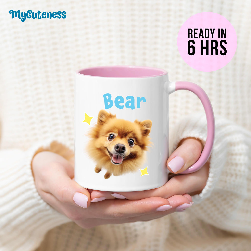 Custom Pet Mug Using Pet Photo + Name Custom Dog Mug Dog Coffee Cup Personalized Pet Mugs Dog Mom Mug Personalized Cat New Dog Mug 12