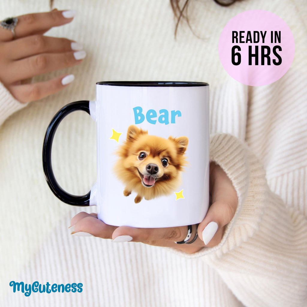 Custom Pet Mug Using Pet Photo + Name Custom Dog Mug Dog Coffee Cup Personalized Pet Mugs Dog Mom Mug Personalized Cat New Dog Mug 12