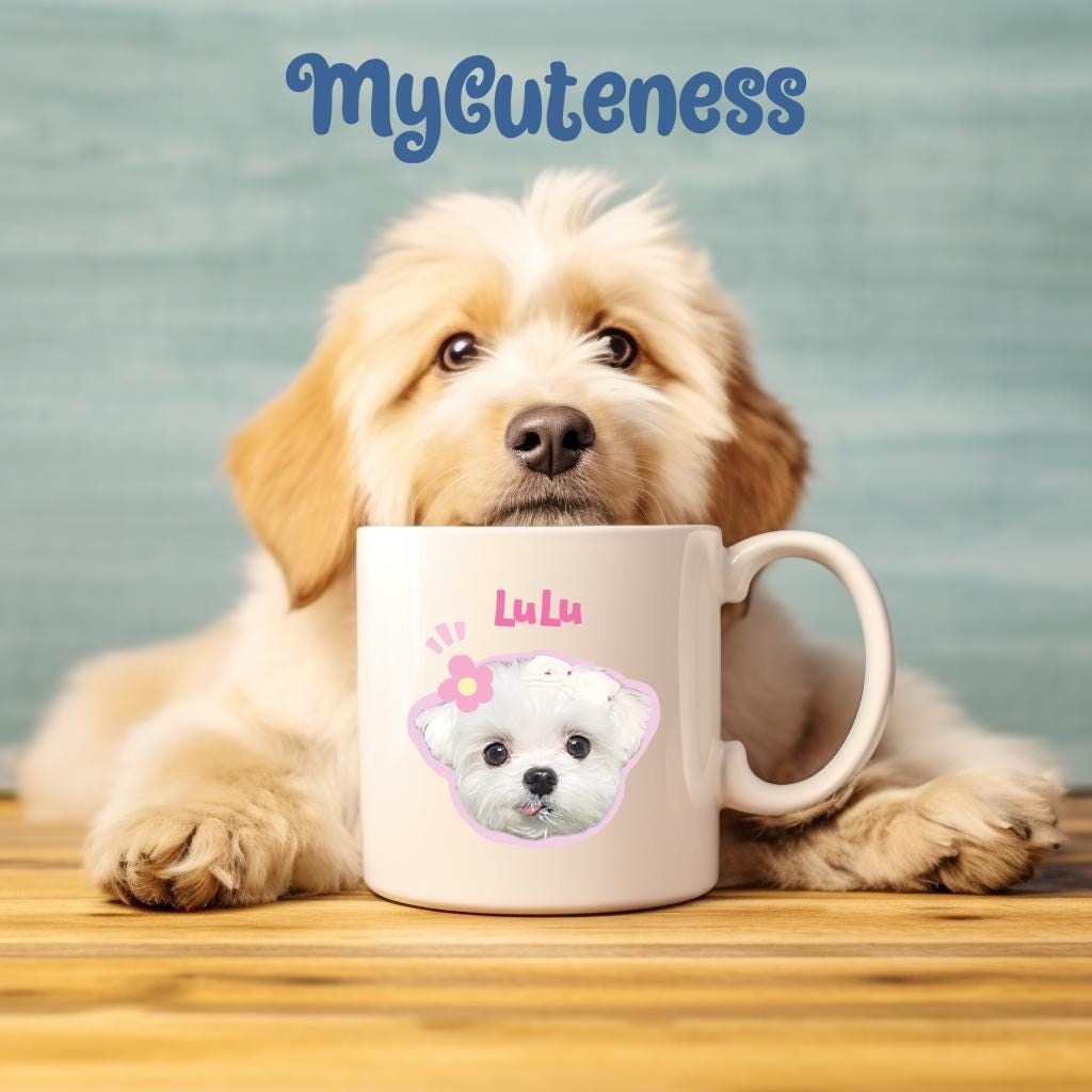 Custom Pet Mug Using Pet Photo + Name Custom Dog Mug Dog Coffee Cup Personalized Pet Mugs Dog Mom Mug Personalized Cat New Dog Mug 17