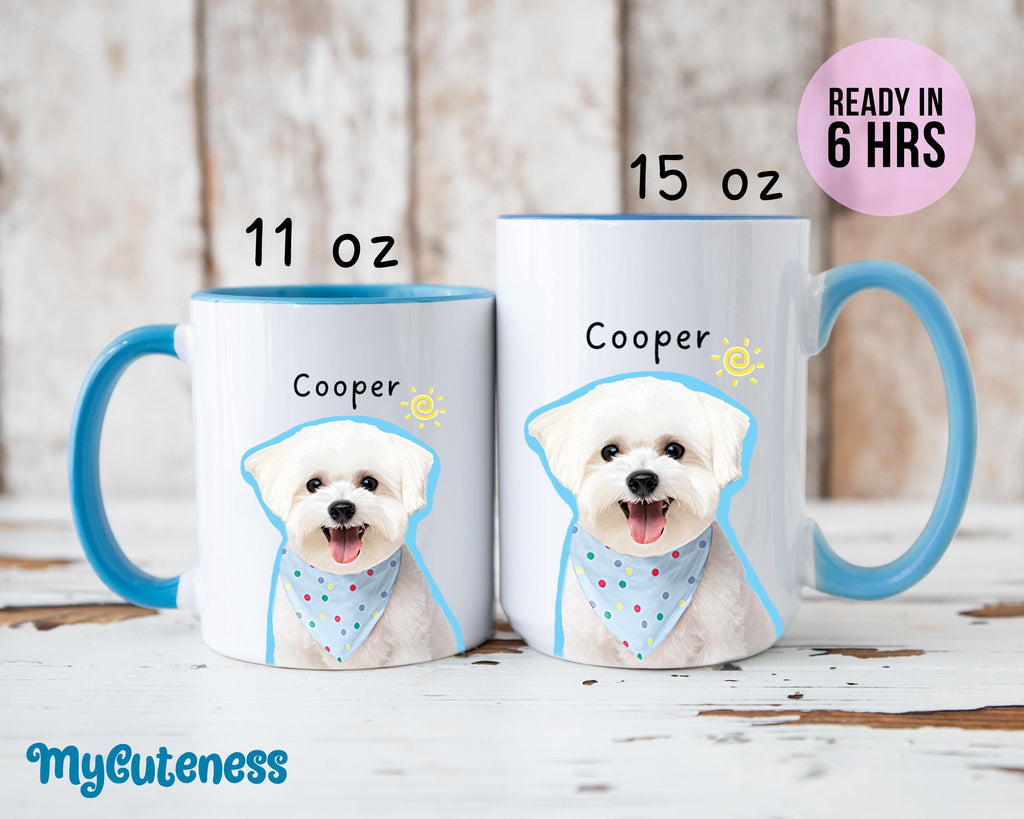 Custom Pet Mug Using Pet Photo + Name Custom Dog Mug Dog Coffee Cup Personalized Pet Mugs Dog Mom Mug Personalized Cat New Dog Mug 18