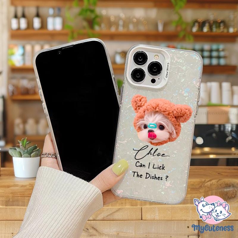 Dog Phone Case, Photo Phone Case, Phone case, Personalized iPhone Case Using Pet Photo Custom Phone Case Perfect Gift For Dog & Pet Lovers