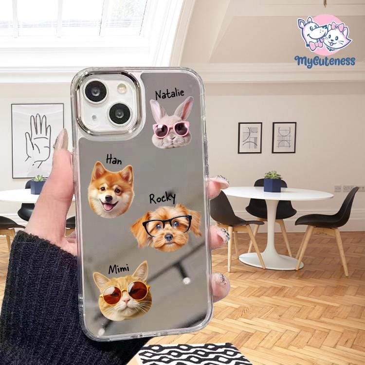 Dog Phone Case, Photo Phone Case, Phone case, Personalized iPhone Case Using Pet Photo Custom Phone Case Perfect Gift For Dog & Pet Lovers