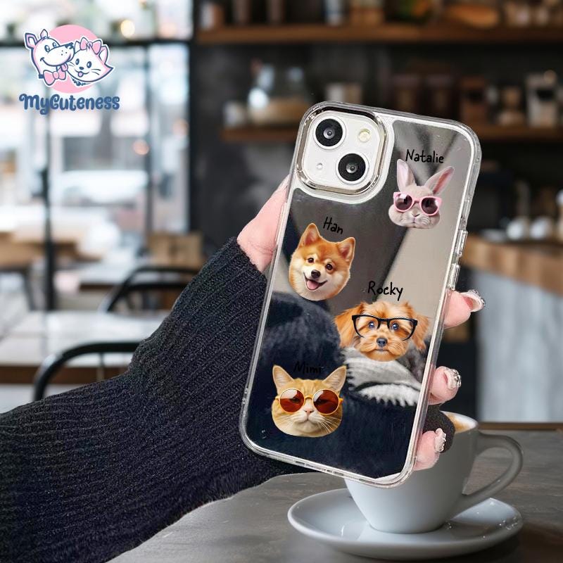 Dog Phone Case, Photo Phone Case, Phone case, Personalized iPhone Case Using Pet Photo Custom Phone Case Perfect Gift For Dog & Pet Lovers