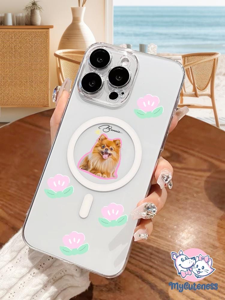 Dog Phone Case, Photo Phone Case, Phone case, Personalized iPhone Case Using Pet Photo Custom Phone Case Perfect Gift For Dog & Pet Lovers