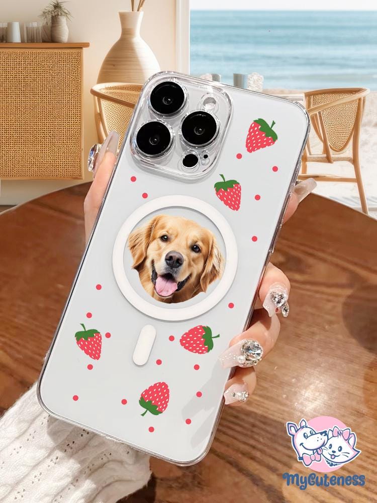 Dog Phone Case, Photo Phone Case, Phone case, Personalized iPhone Case Using Pet Photo Custom Phone Case Perfect Gift For Dog & Pet Lovers