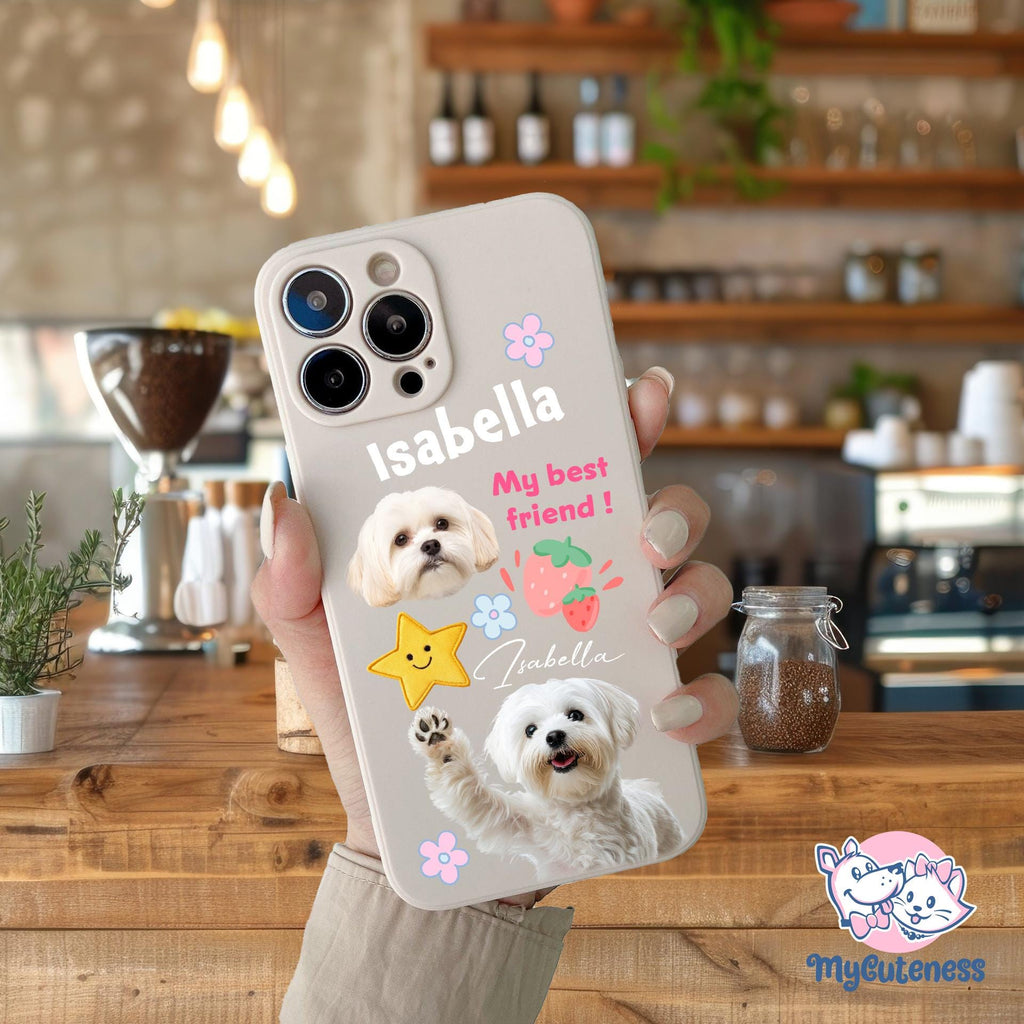 Dog Phone Case, Photo Phone Case, Phone case, Personalized iPhone Case Using Pet Photo Custom Phone Case Perfect Gift For Dog & Pet Lovers