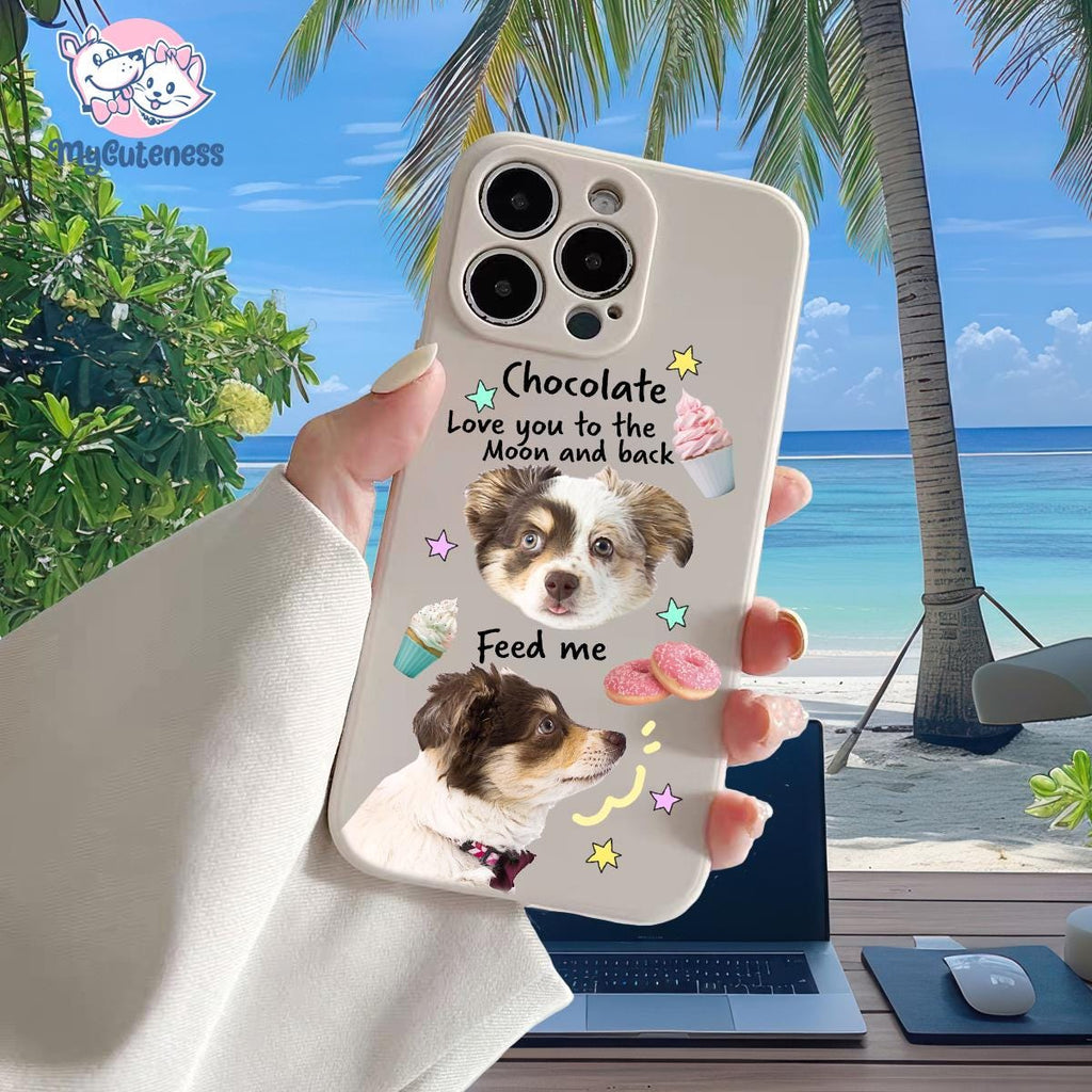 Dog Phone Case, Photo Phone Case, Phone case, Personalized iPhone Case Using Pet Photo Custom Phone Case Perfect Gift For Dog & Pet Lovers