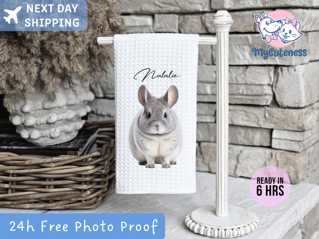 Custom Pet Tea Towel Using Pet Photo