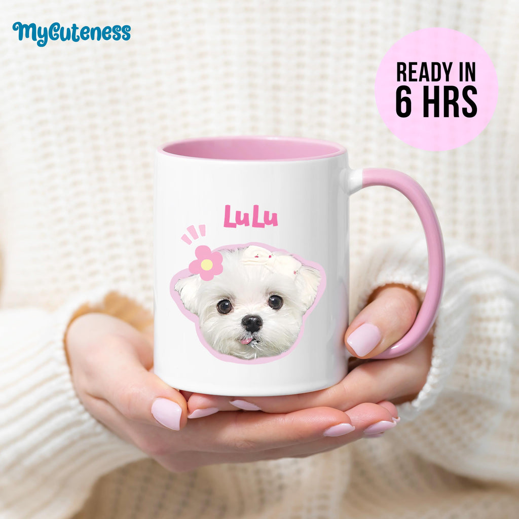 Custom Pet Mug Using Pet Photo + Name Custom Dog Mug Dog Coffee Cup Personalized Pet Mugs Dog Mom Mug Personalized Cat New Dog Mug 17