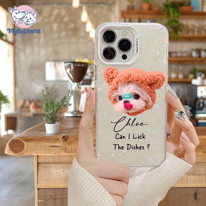 Dog Phone Case, Photo Phone Case, Phone case, Personalized iPhone Case Using Pet Photo Custom Phone Case Perfect Gift For Dog & Pet Lovers