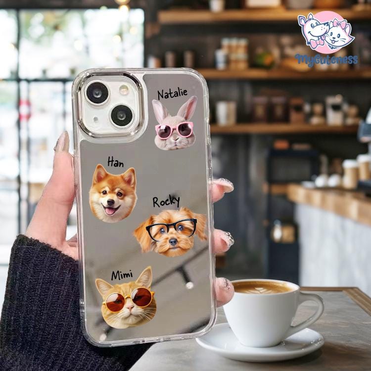 Dog Phone Case, Photo Phone Case, Phone case, Personalized iPhone Case Using Pet Photo Custom Phone Case Perfect Gift For Dog & Pet Lovers