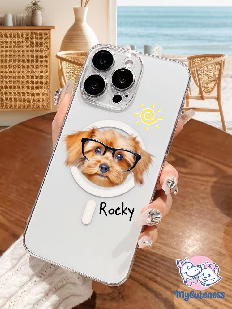 Dog Phone Case, Photo Phone Case, Phone case, Personalized iPhone Case Using Pet Photo Custom Phone Case Perfect Gift For Dog & Pet Lovers