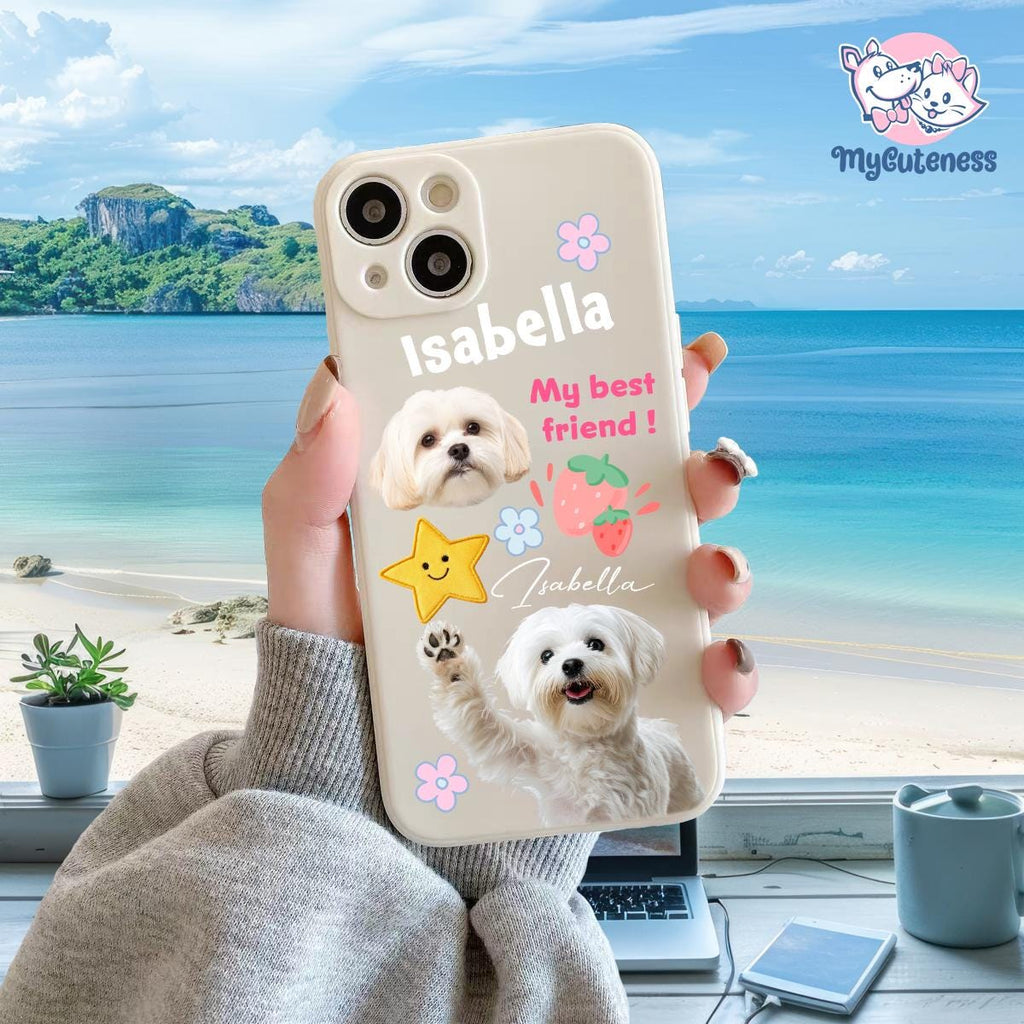 Dog Phone Case, Photo Phone Case, Phone case, Personalized iPhone Case Using Pet Photo Custom Phone Case Perfect Gift For Dog & Pet Lovers