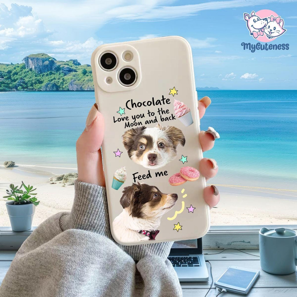 Dog Phone Case, Photo Phone Case, Phone case, Personalized iPhone Case Using Pet Photo Custom Phone Case Perfect Gift For Dog & Pet Lovers