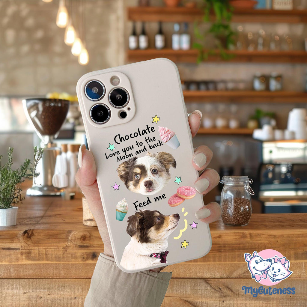 Dog Phone Case, Photo Phone Case, Phone case, Personalized iPhone Case Using Pet Photo Custom Phone Case Perfect Gift For Dog & Pet Lovers