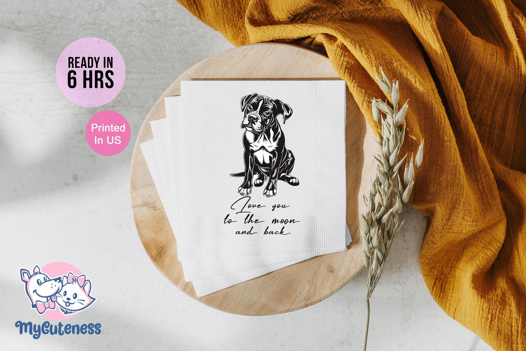 Custom Pet Cocktail Napkins