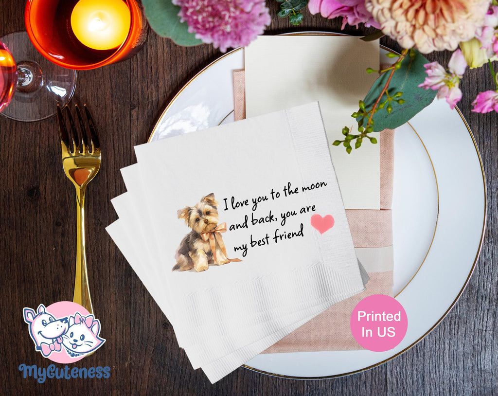 Custom Pet Cocktail Napkins