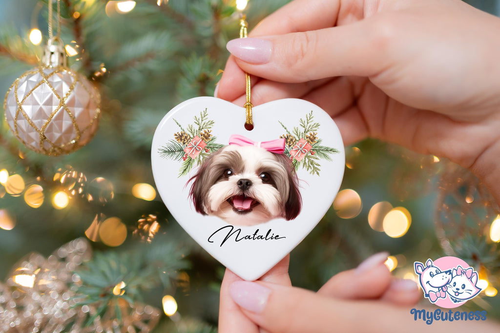 Personalized Pet Star Ornament Using Pet's Photo + Name Custom Ornament Christmas Dog Ornament Personalized Dog Ornament Custom Dog Ornament