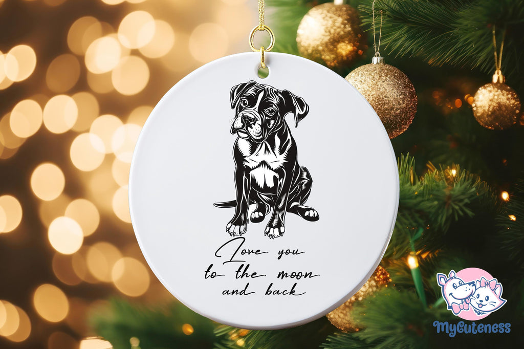 Personalized Pet Ornament Using Pet's Photo + Name - Custom Ornament Christmas Dog Ornament Personalized Dog Ornament Custom Dog Ornament