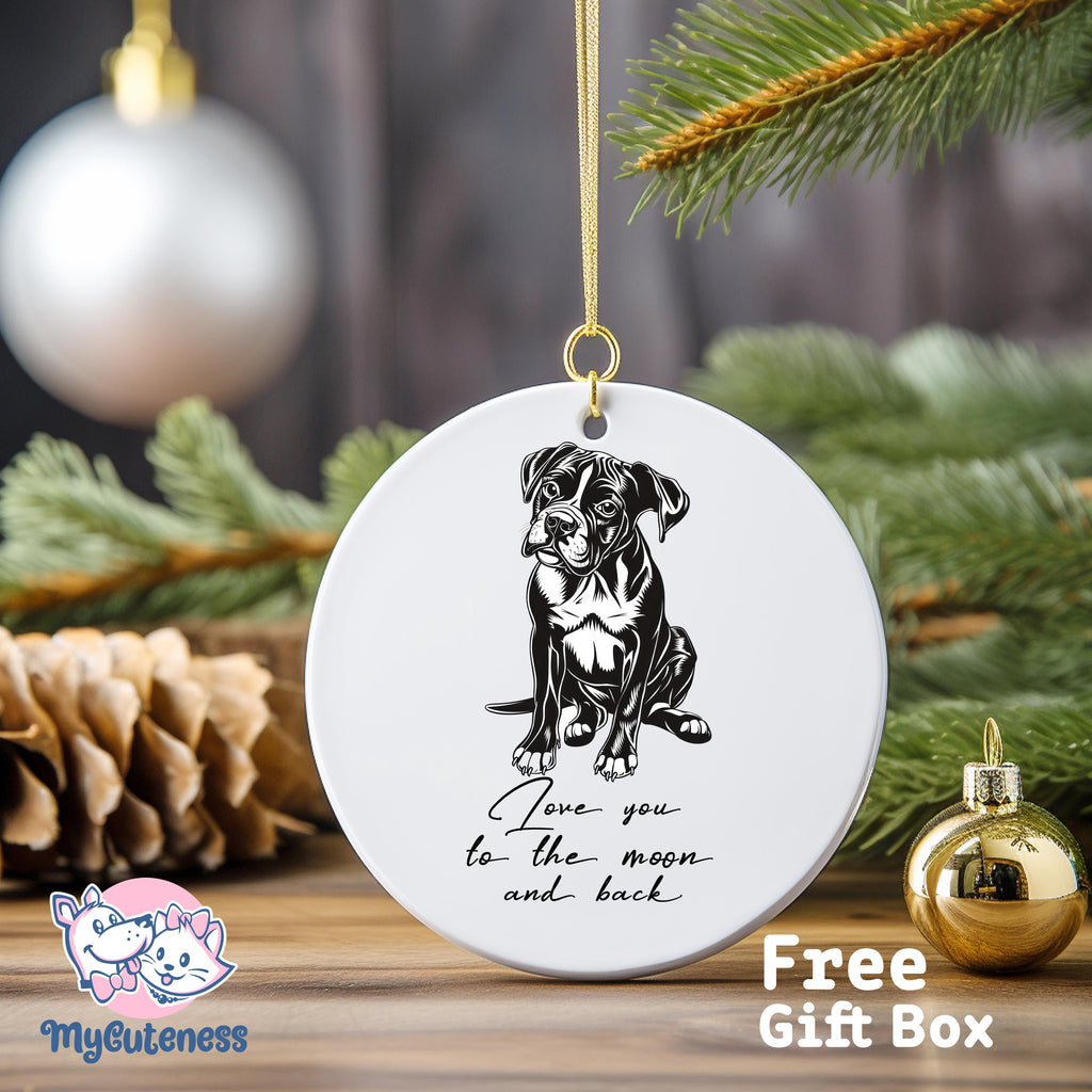 Personalized Pet Ornament Using Pet's Photo + Name - Custom Ornament Christmas Dog Ornament Personalized Dog Ornament Custom Dog Ornament