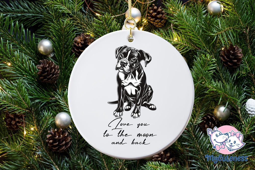 Personalized Pet Ornament Using Pet's Photo + Name - Custom Ornament Christmas Dog Ornament Personalized Dog Ornament Custom Dog Ornament