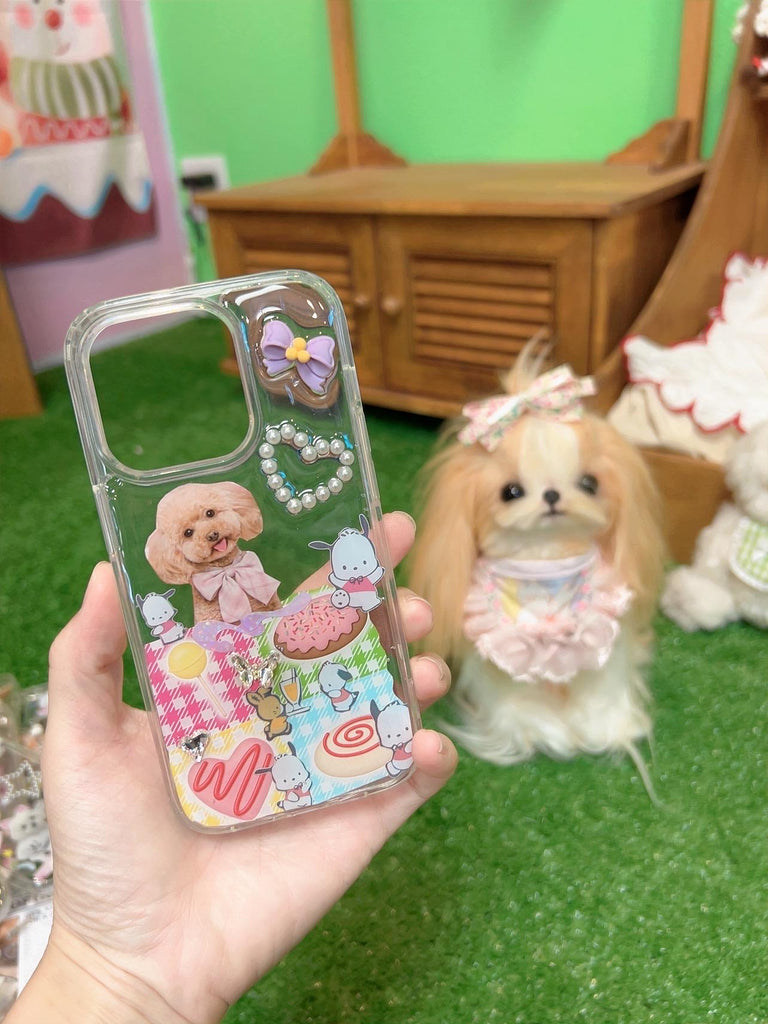 Handmade 3D Dog Phone Case, Photo Phone Case, Phone case, Personalized iPhone Case Using Pet Photo Custom Phone Case Perfect Gift For Dog